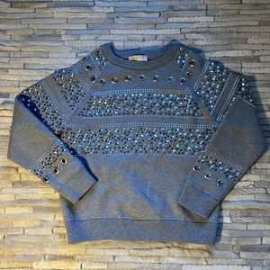 Michael Michael Kors embellished cotton sweater